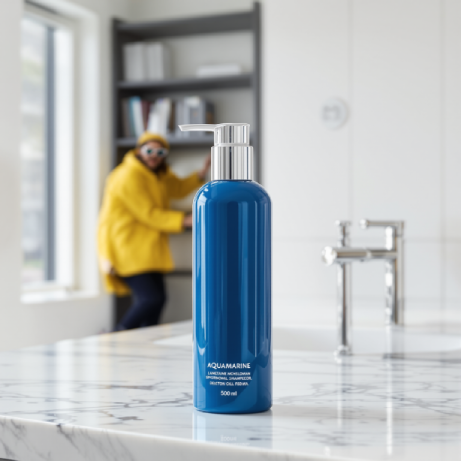 Product photo with unwanted person